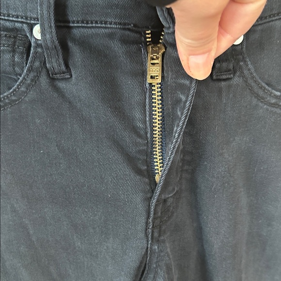 Madewell black 9” high rise skinny jeans denim stretchy minimalist capsule 24 - Picture 5 of 7